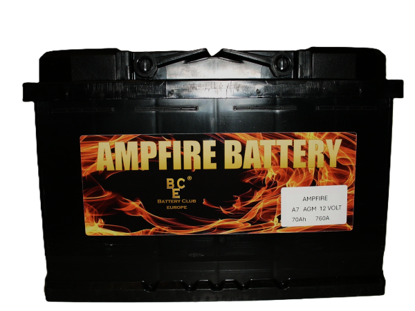 AMPFIRE 12V 70Ah 760A AGM Start/Stop