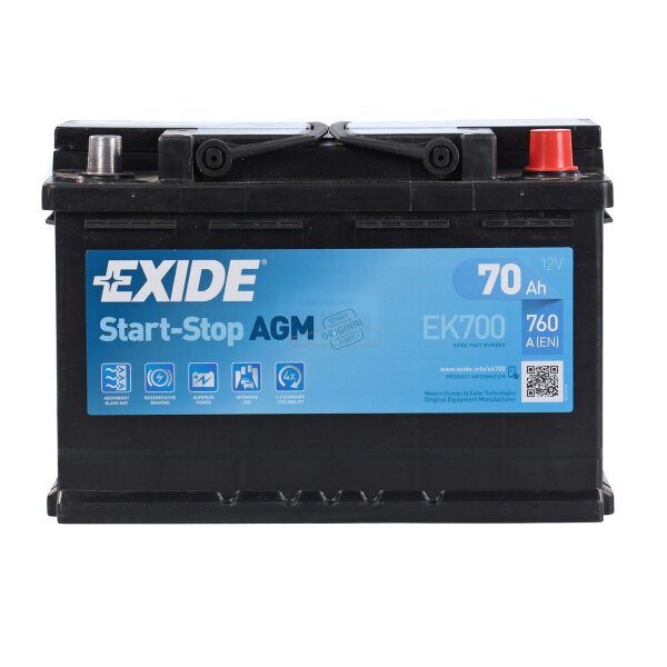 EK720 Start-Stop AGM 12 V 72 Ah 760 A (EN)