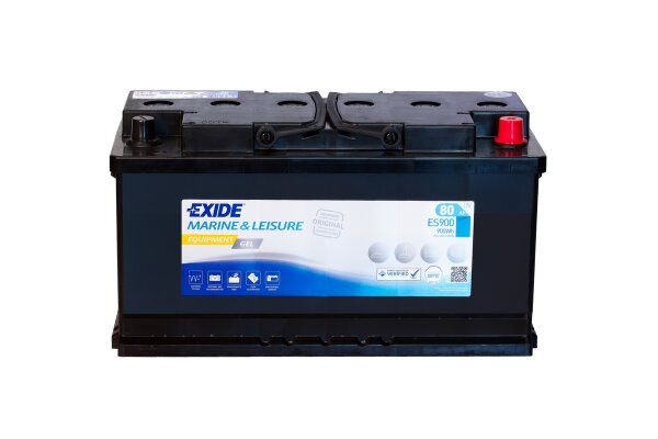 Exide ES900 Equipement Gel Batterie 12 V 80 Ah 540 A (EN)