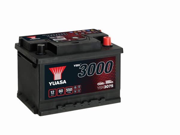 YUASA YBX3075 Starterbatterie 12 V 60 Ah 550 A (EN)