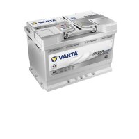 Varta A7 - Autobatterie Silver Dynamic AGM 12V / 70Ah / 760A