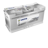 Varta A4 - Autobatterie Silver Dynamic AGM 12V / 105Ah /...