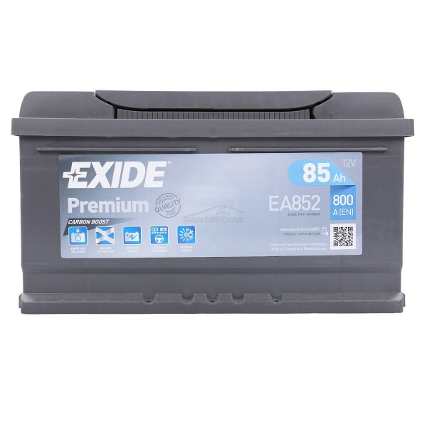 Exide EA852 Premium Carbon Boost Starterbatterie 12 V 85 Ah 800 A (EN)