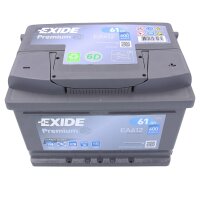 Exide EA612 Premium Carbon Boost Starterbatterie 12 V 61 Ah 600 A (EN)