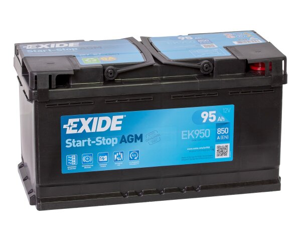 Exide EK950 Start-Stop AGM 12 V 95 Ah 850 A (EN)